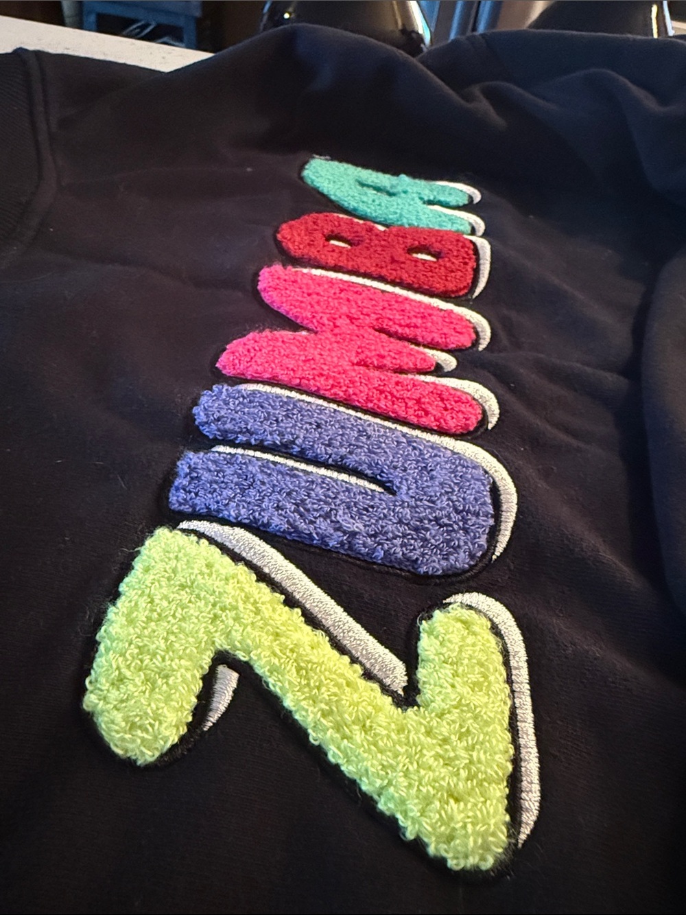 Zumba Fitness Black Sweatshirt with Multicolor Logo - Picture 6 of 8